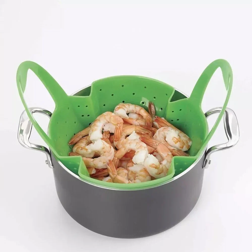 OXO Soft Works Silicone Pressure Cooker or Standard Pot Steamer Accessory NWT